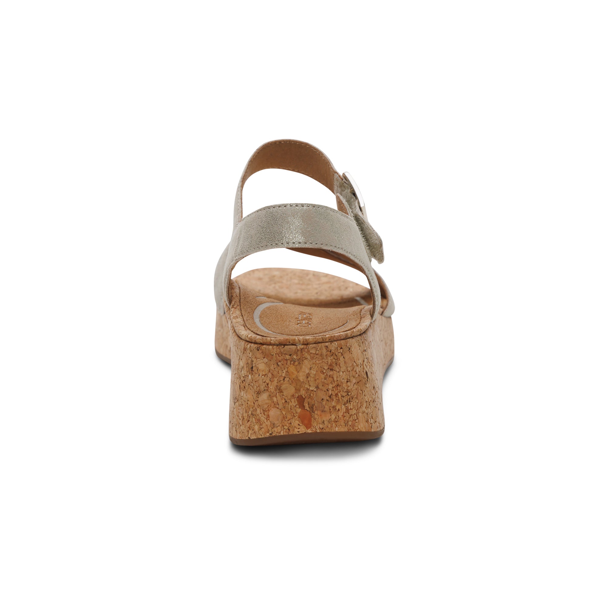 Flora Adjustable Quarter Strap Wedge #color_champagne