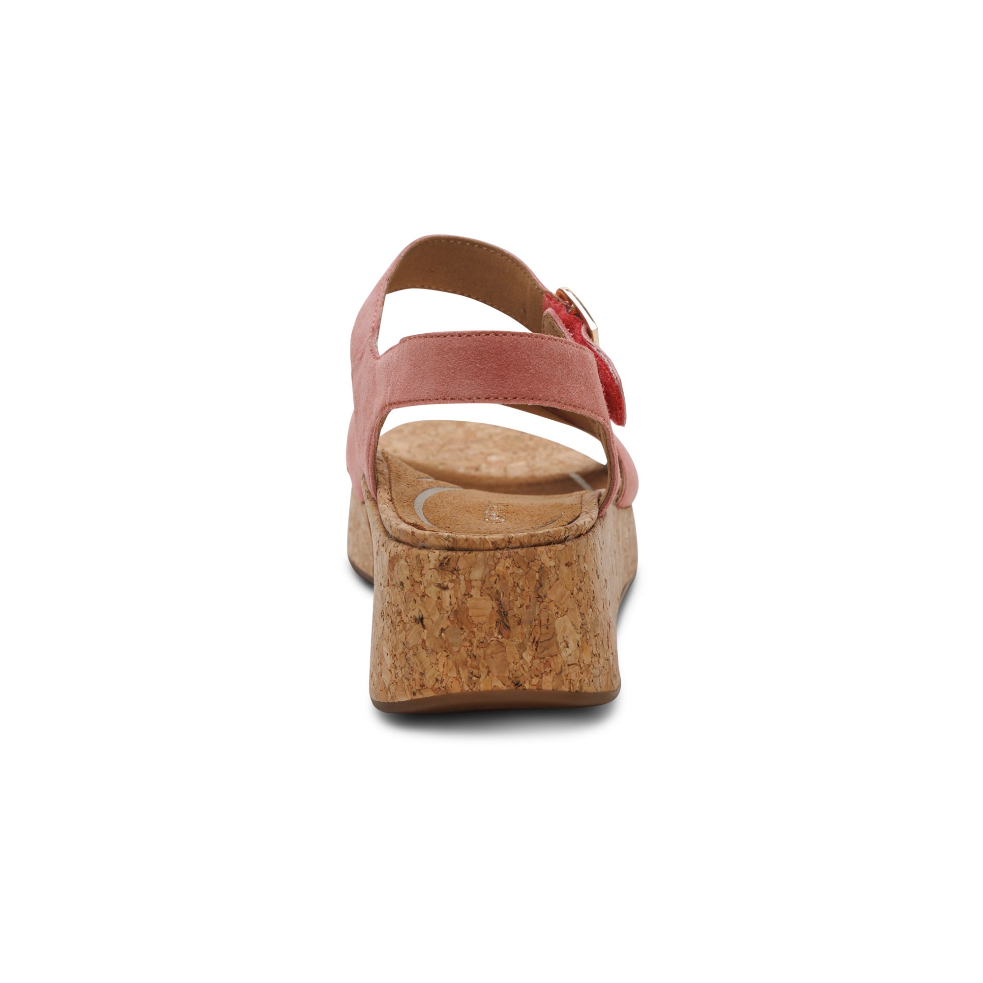 Flora Adjustable Quarter Strap Wedge #color_antique rose