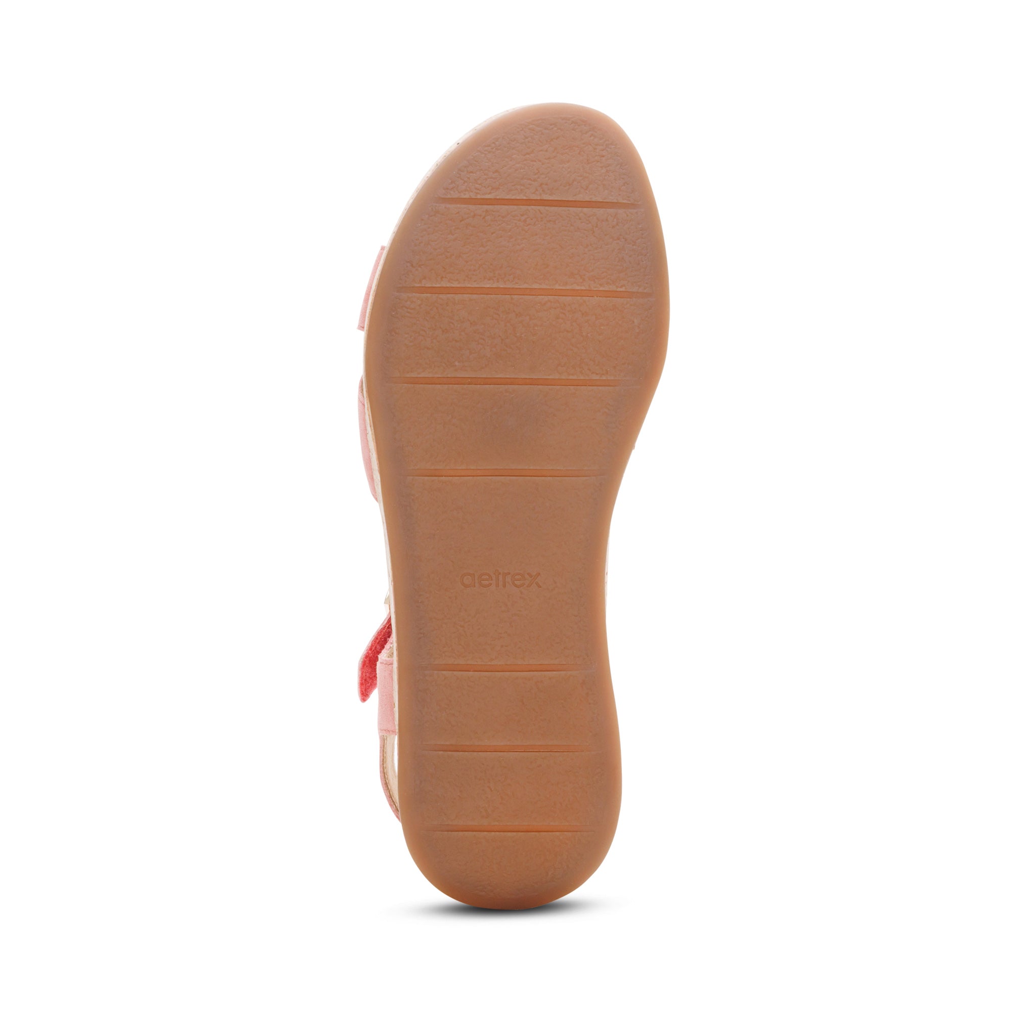 Flora Adjustable Quarter Strap Wedge #color_antique rose