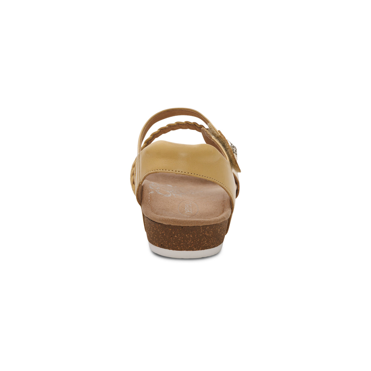 Jillian Braided Quarter Strap Sandal Rear Angle #color_butter