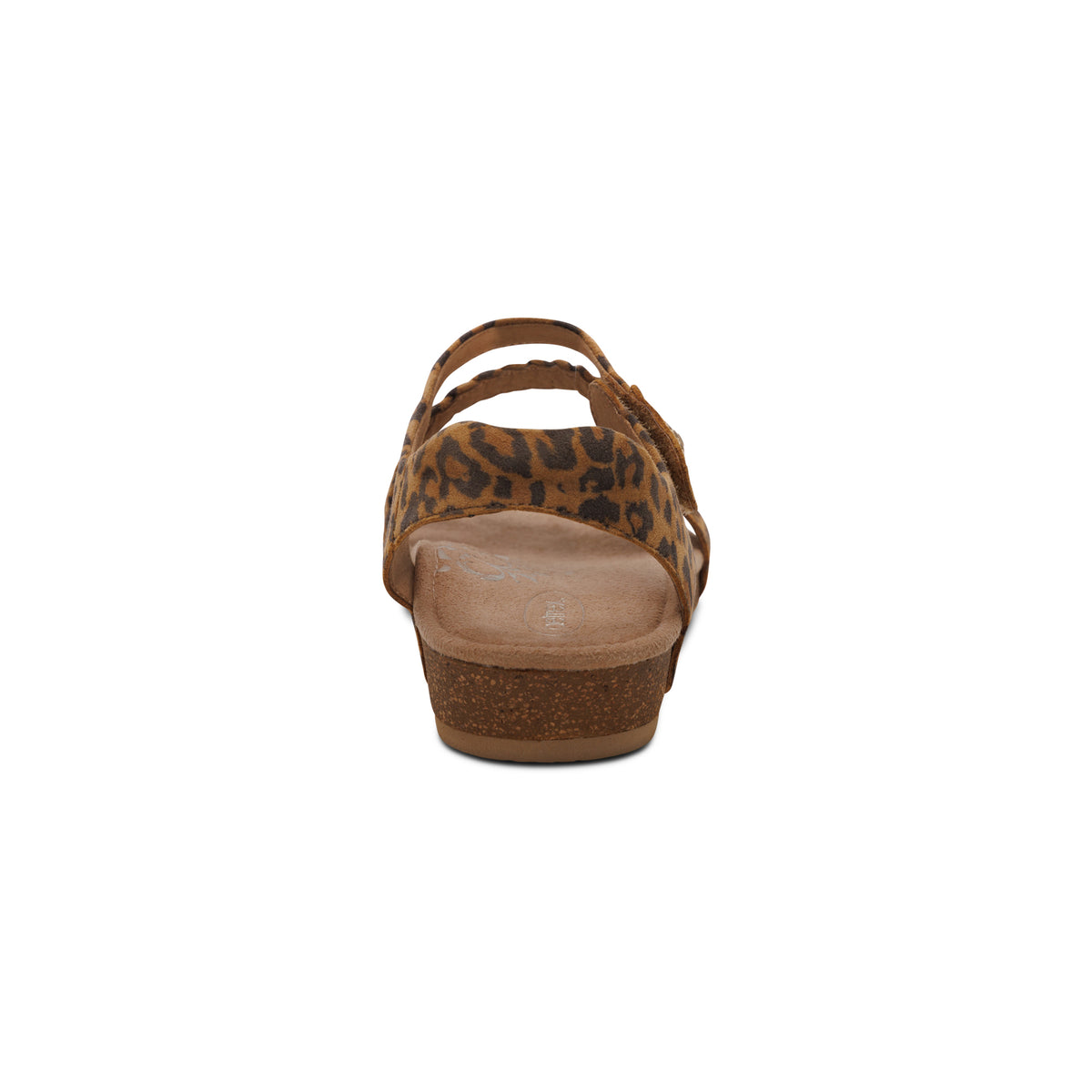 Jillian Braided Quarter Strap Sandal Rear Angle #color_leopard