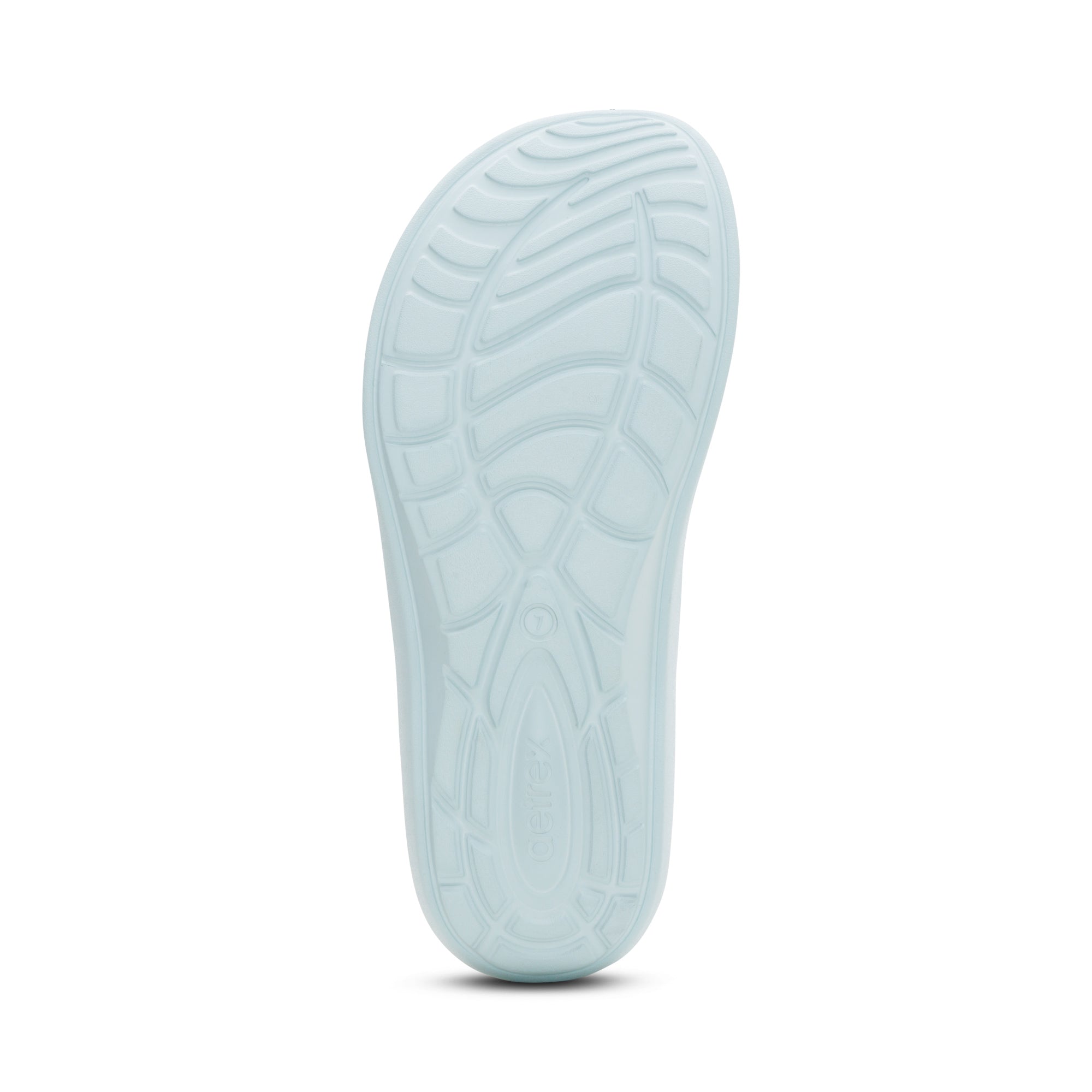 Vicki Braided Thong Sandal Bottom Angle #color_mint gloss