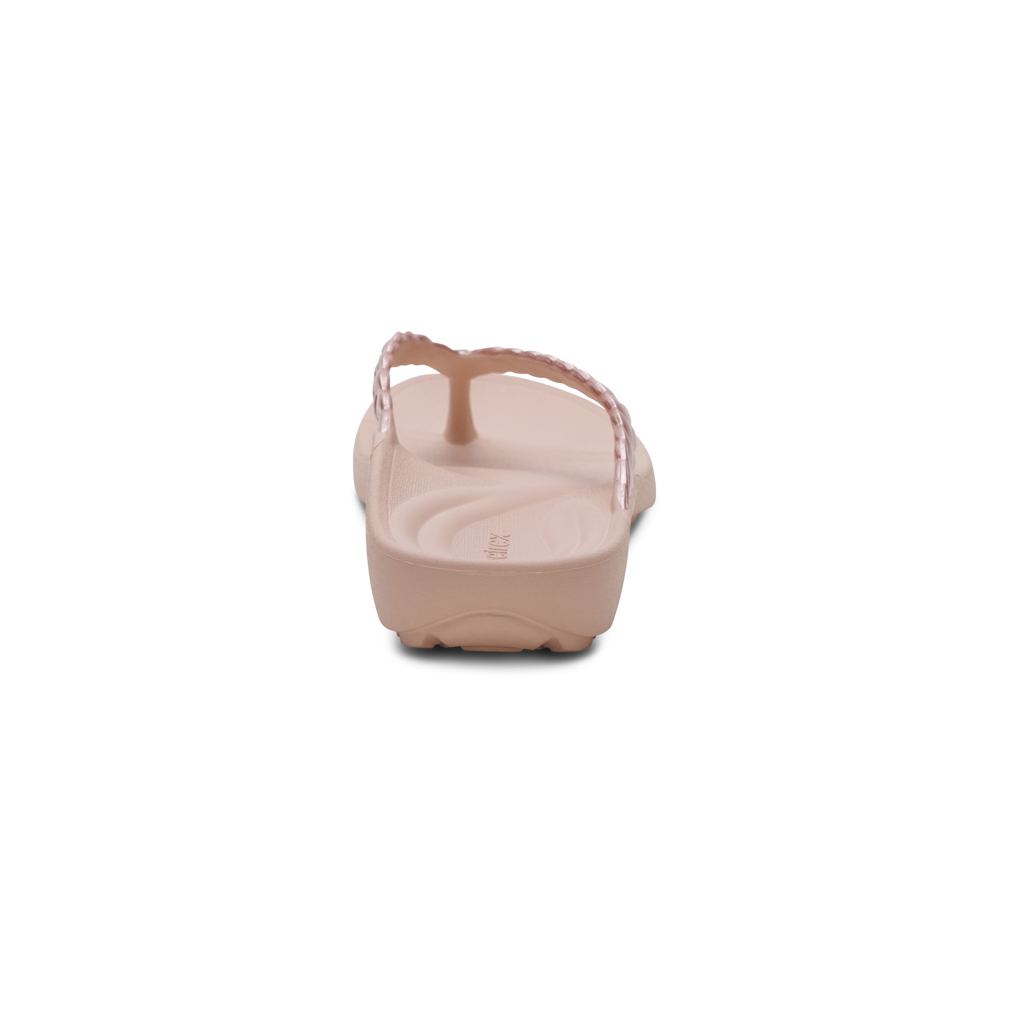 Vicki Braided Thong Sandal Rear Angle #color_light pink gloss