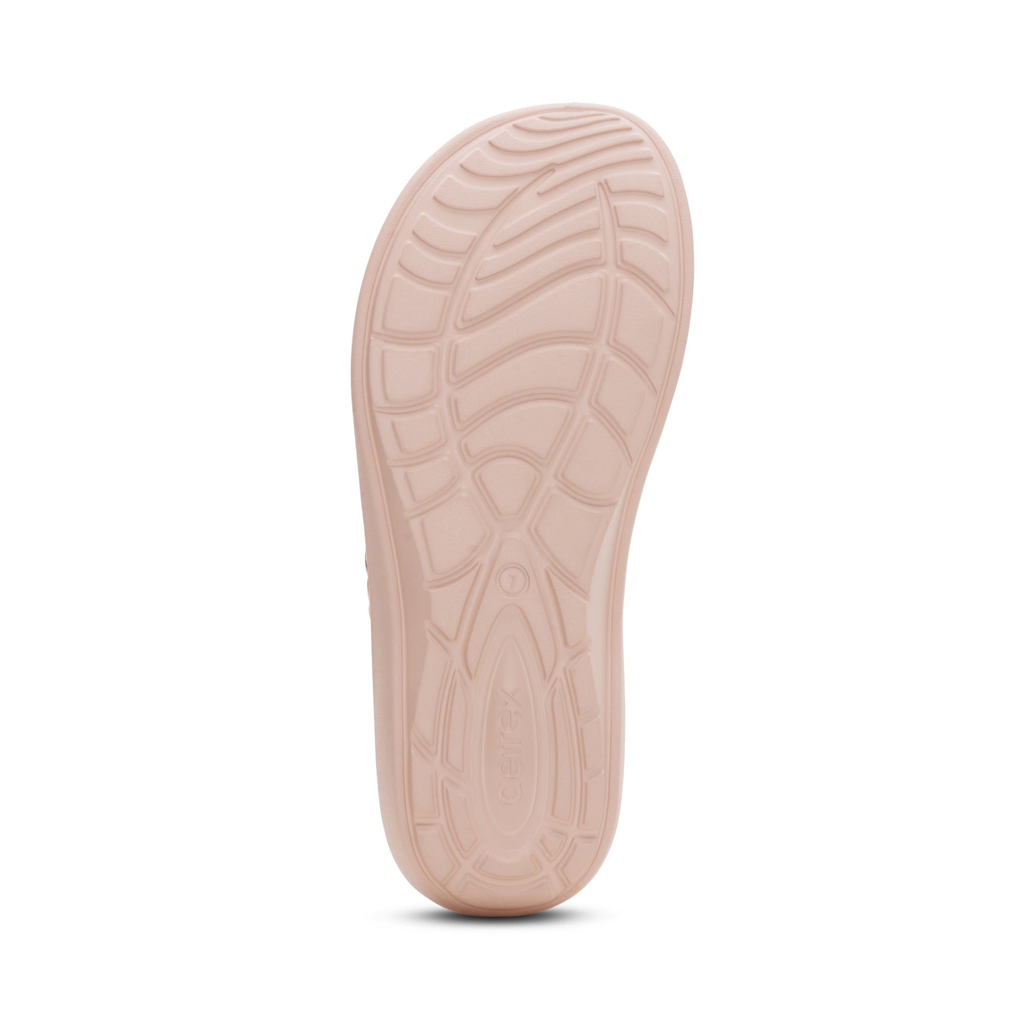 Vicki Braided Thong Sandal Bottom Angle #color_light pink gloss