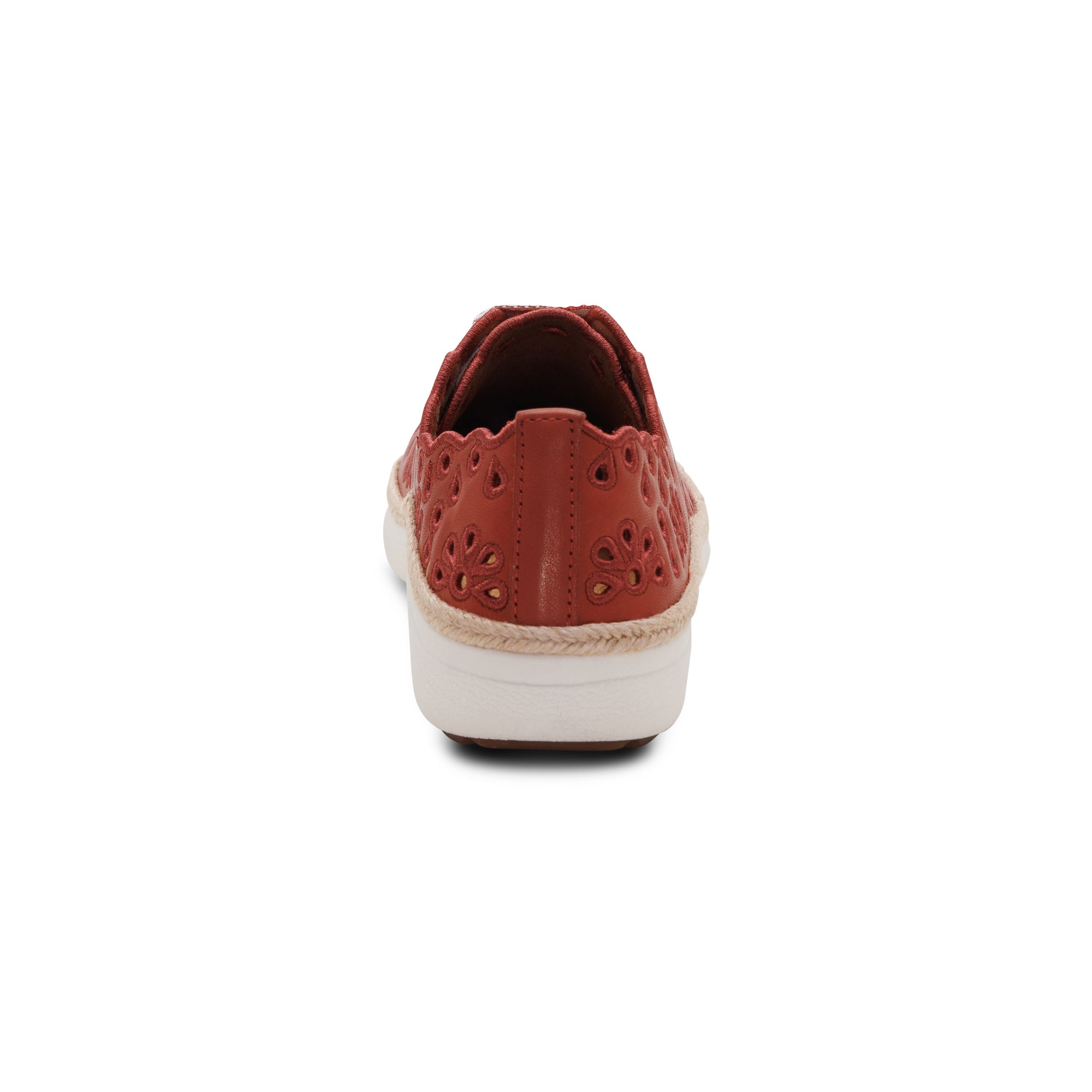 Charlotte Lace-Up Sneaker Rear Angle #color_terracotta