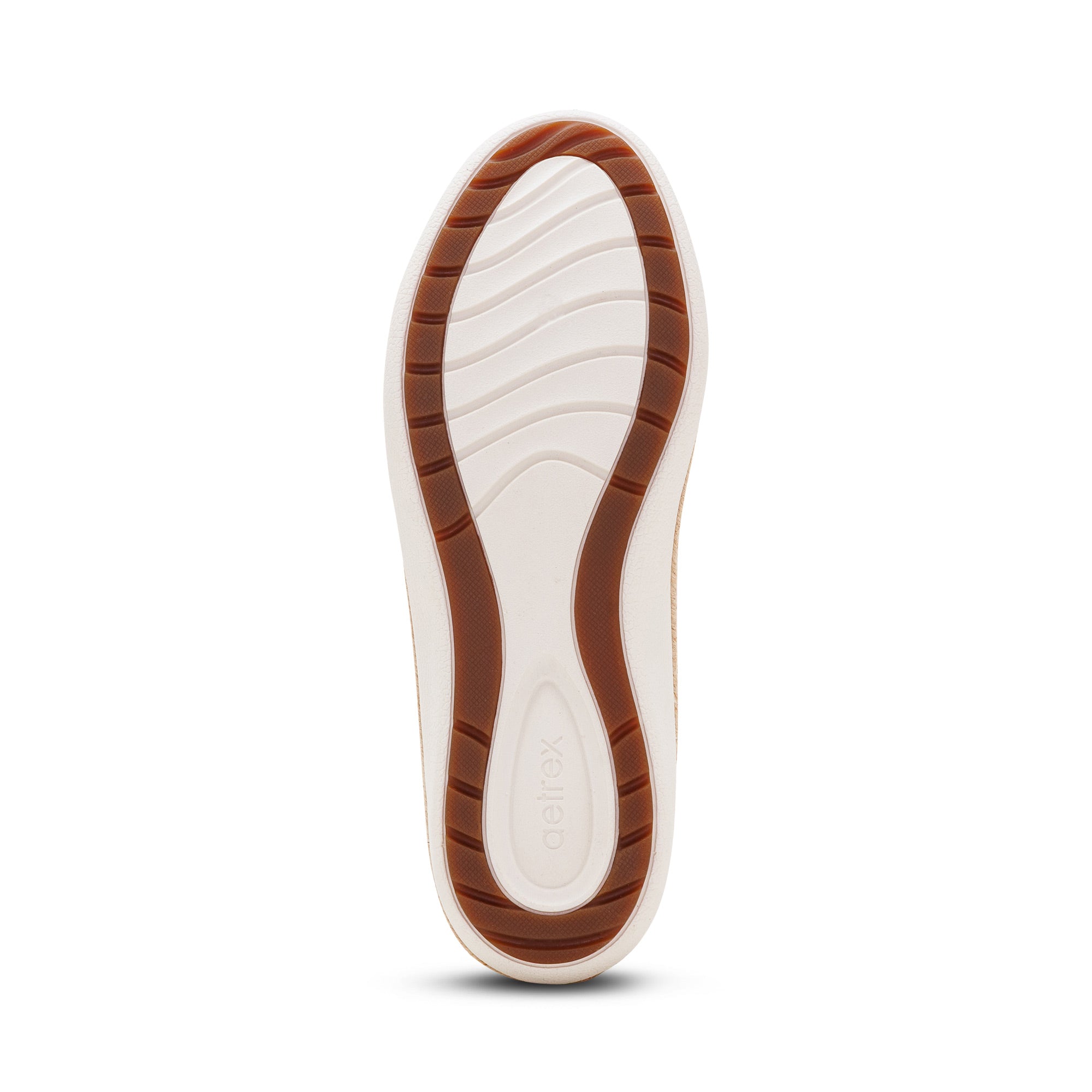 Charlotte Lace-Up Sneaker Bottom Angle #color_terracotta