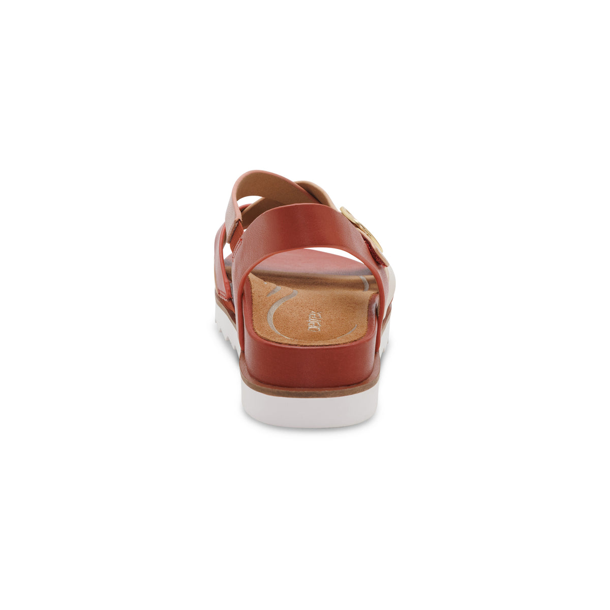 Carmen Cross Band Adjustable Sandal Rear Angle #color_terracotta multi