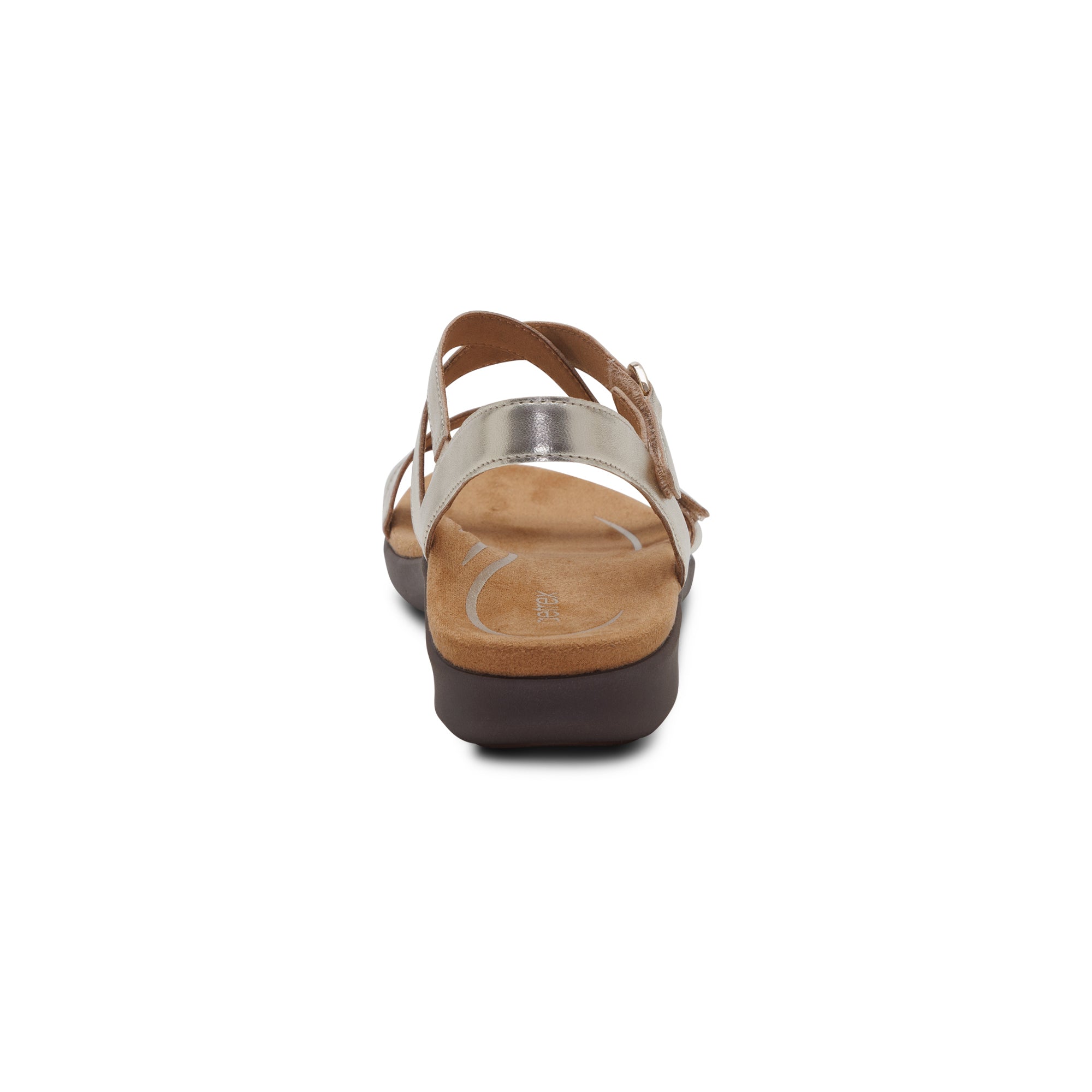 Hadley Adjustable Quarter Strap Sandal Rear Angle #color_champagne