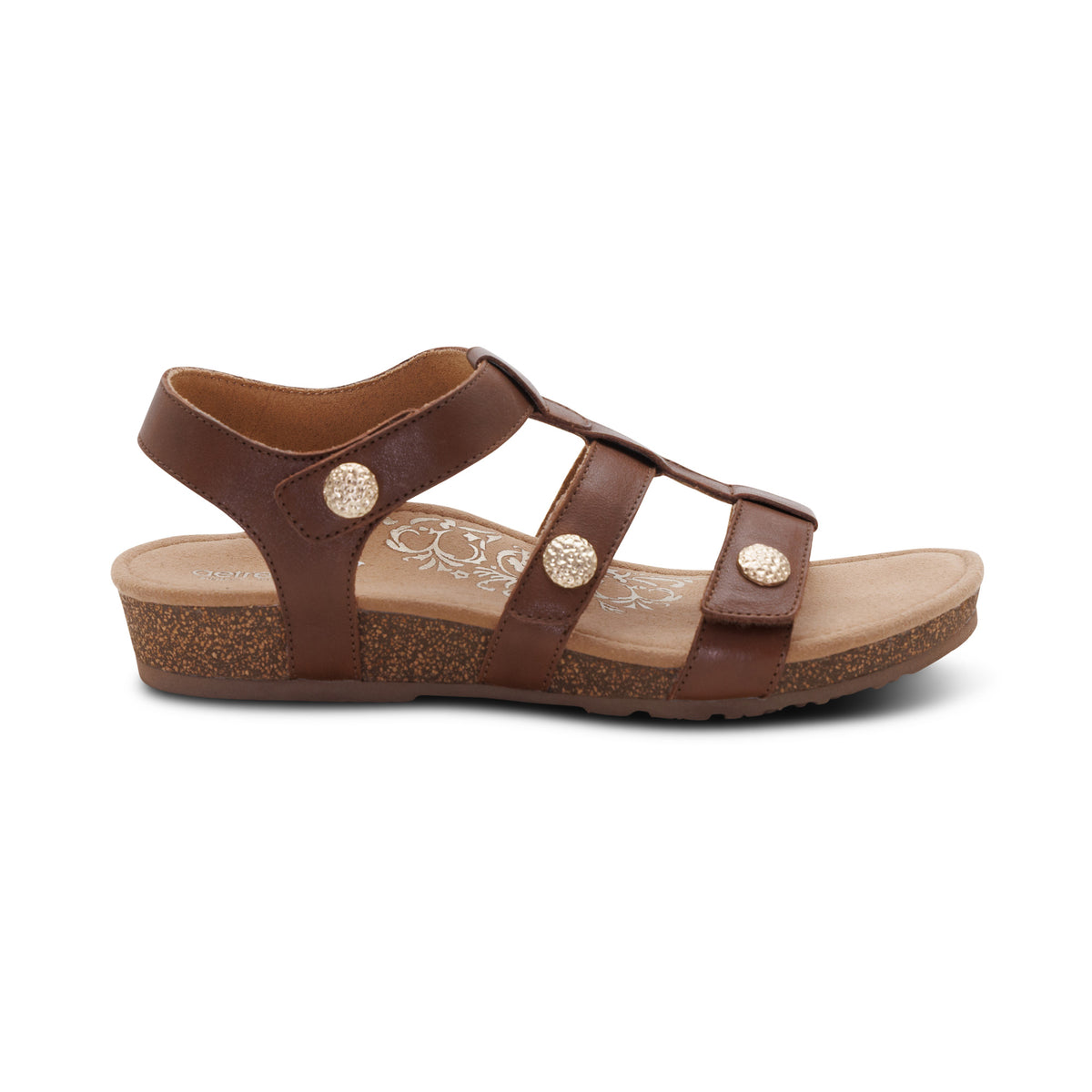 Veronica Arch Support Sandal Right Angle #color_coffee