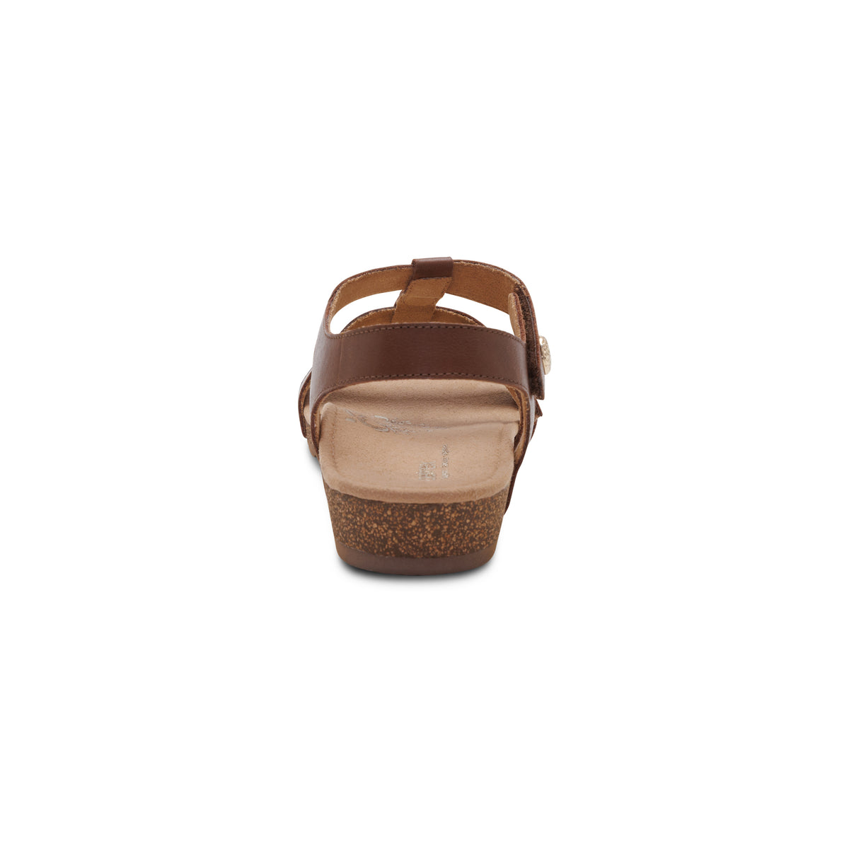 Veronica Arch Support Sandal Rear Angle #color_coffee