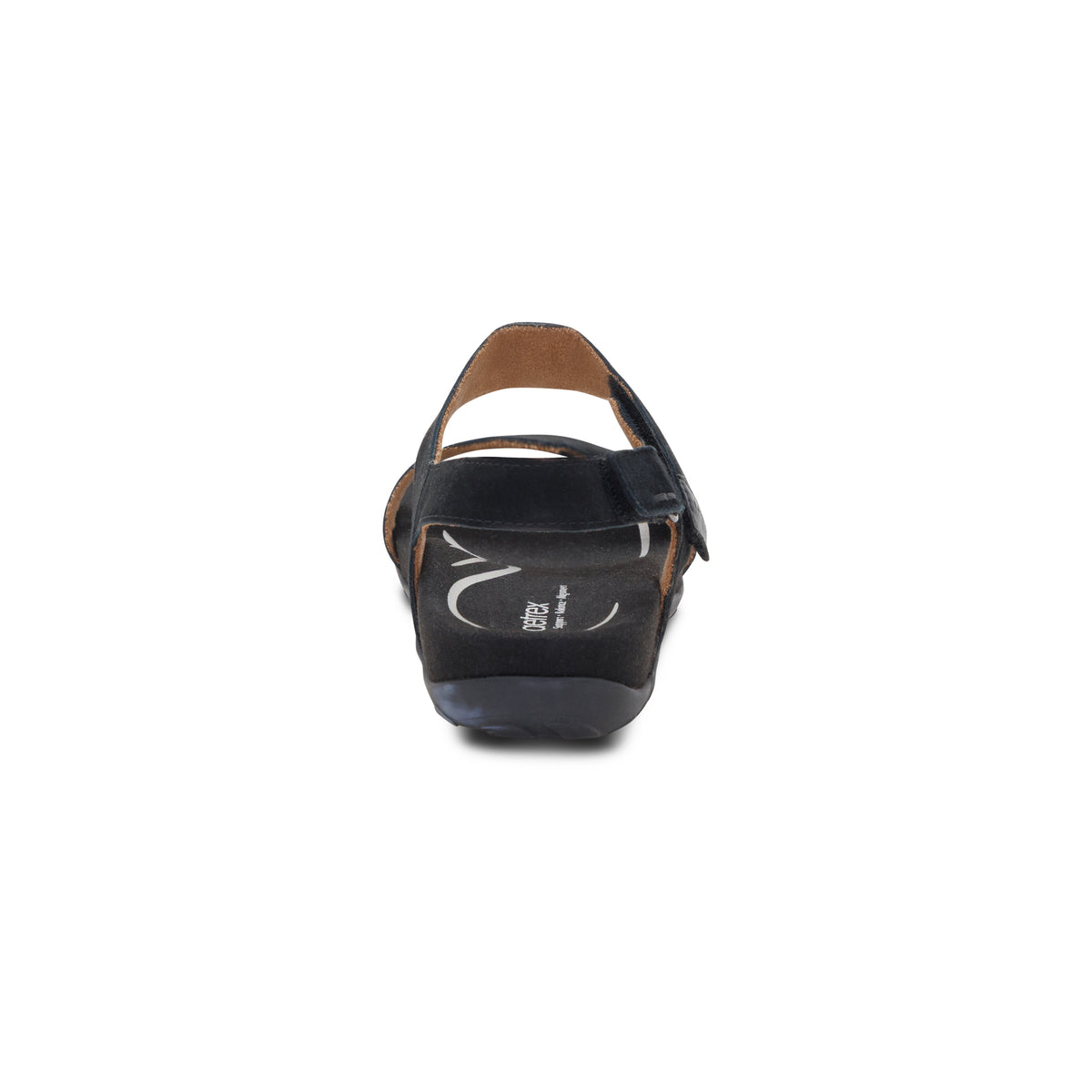 Leslie Arch Support Sandal Rear Angle #color_black