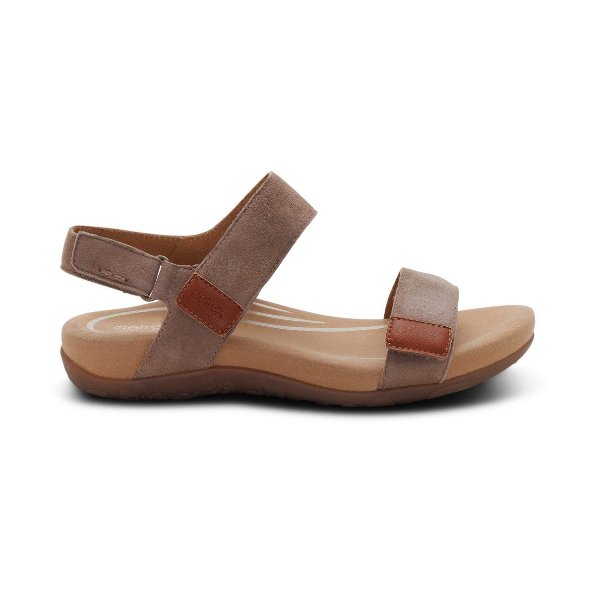 Leslie Arch Support Sandal Right Angle #color_taupe