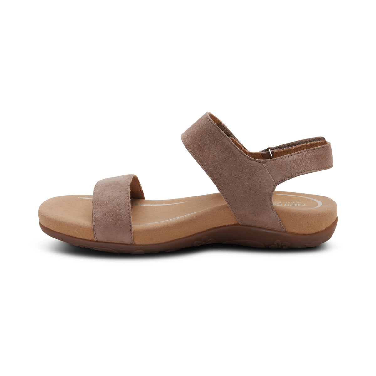 Leslie Arch Support Sandal Left Angle #color_taupe