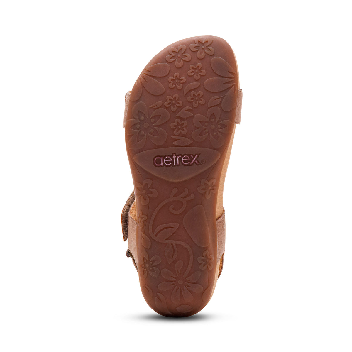Leslie Arch Support Sandal Bottom Angle #color_taupe