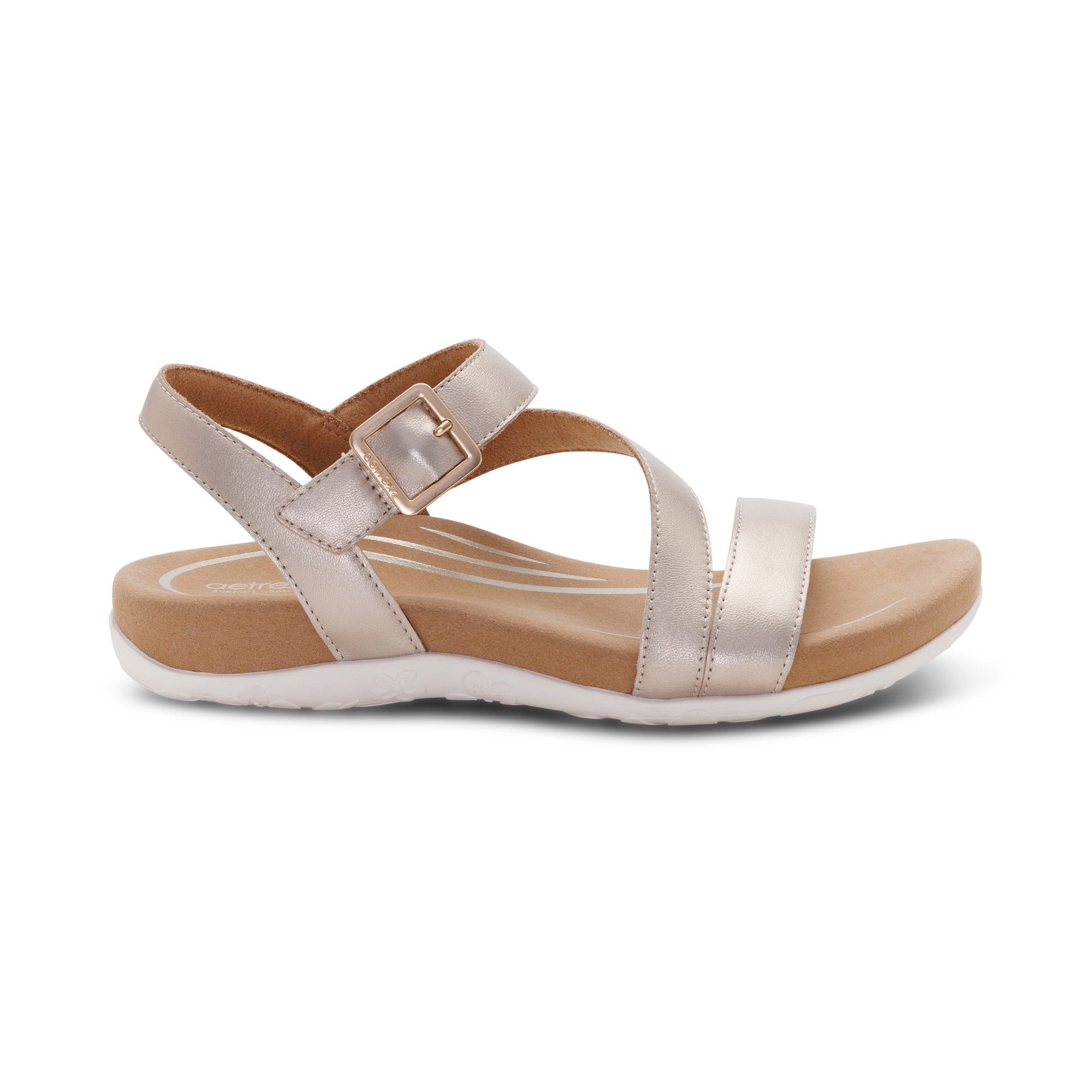 Susie Arch Support Sandal Right Angle #color_champagne