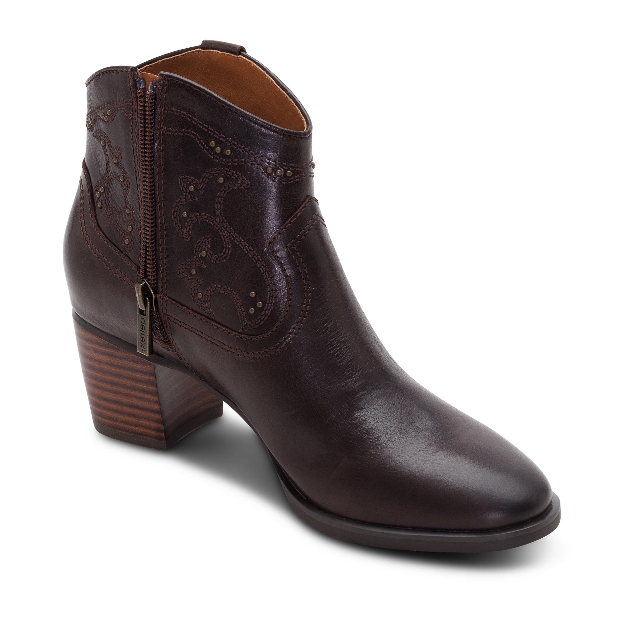 Reagan Ankle Boot extra Angle #color_dark brown