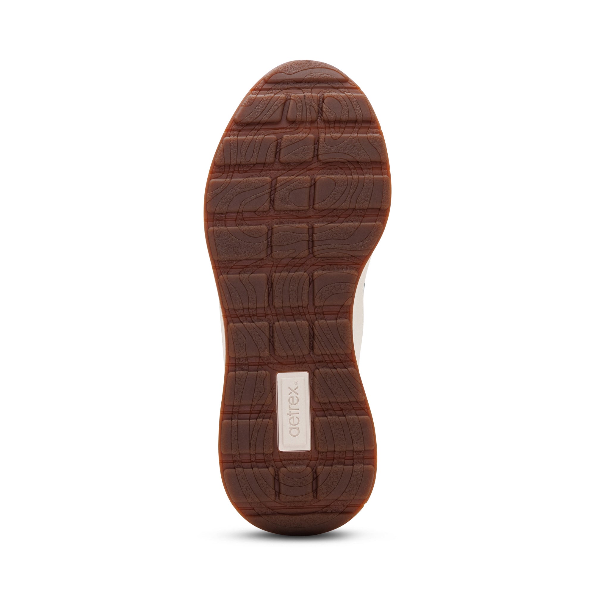 Graham Arch Support Sneaker bottom Angle #color_dark brown