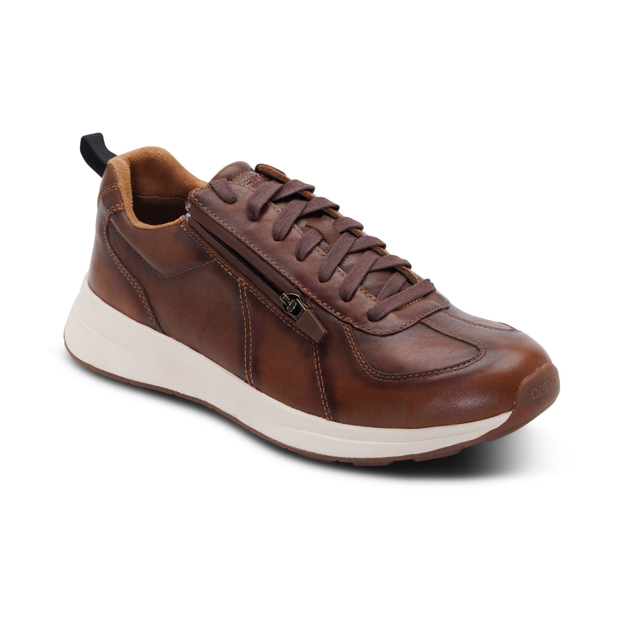 Miles Arch Support Sneaker extra Angle #color_cognac