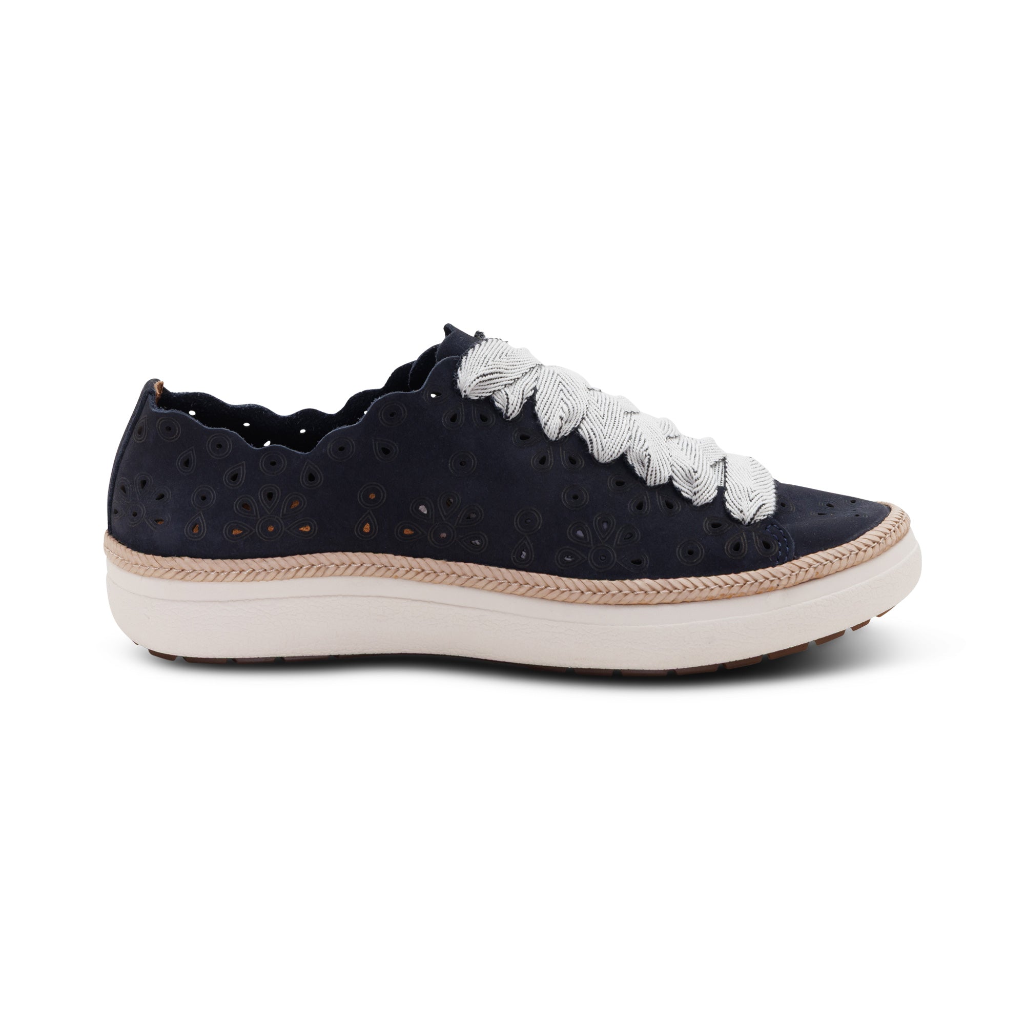 Charlotte Lace-Up Sneaker right Angle #color_navy nubuck