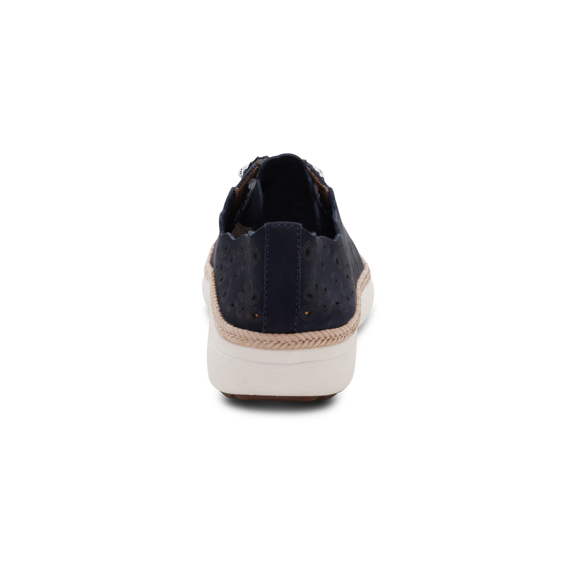 Charlotte Lace-Up Sneaker rear Angle #color_navy nubuck