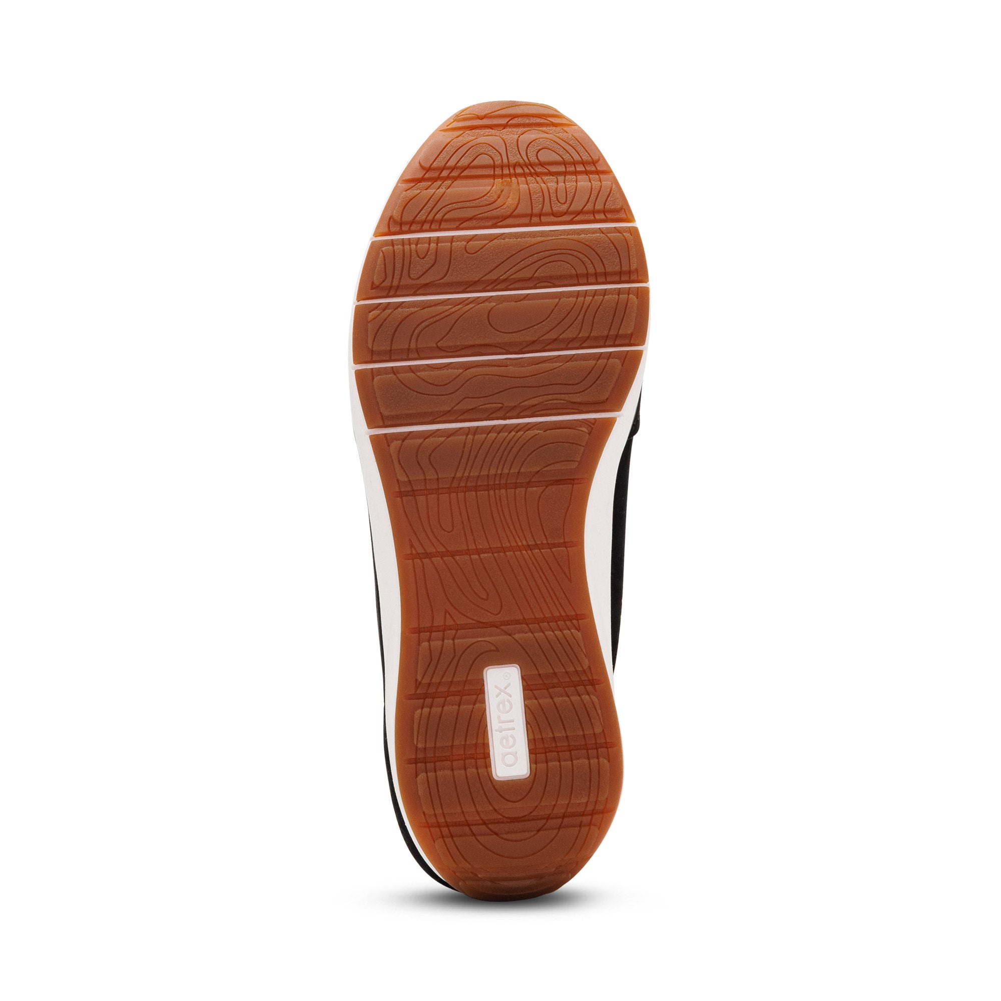 Athena Arch Support Sneaker bottom Angle #color_black