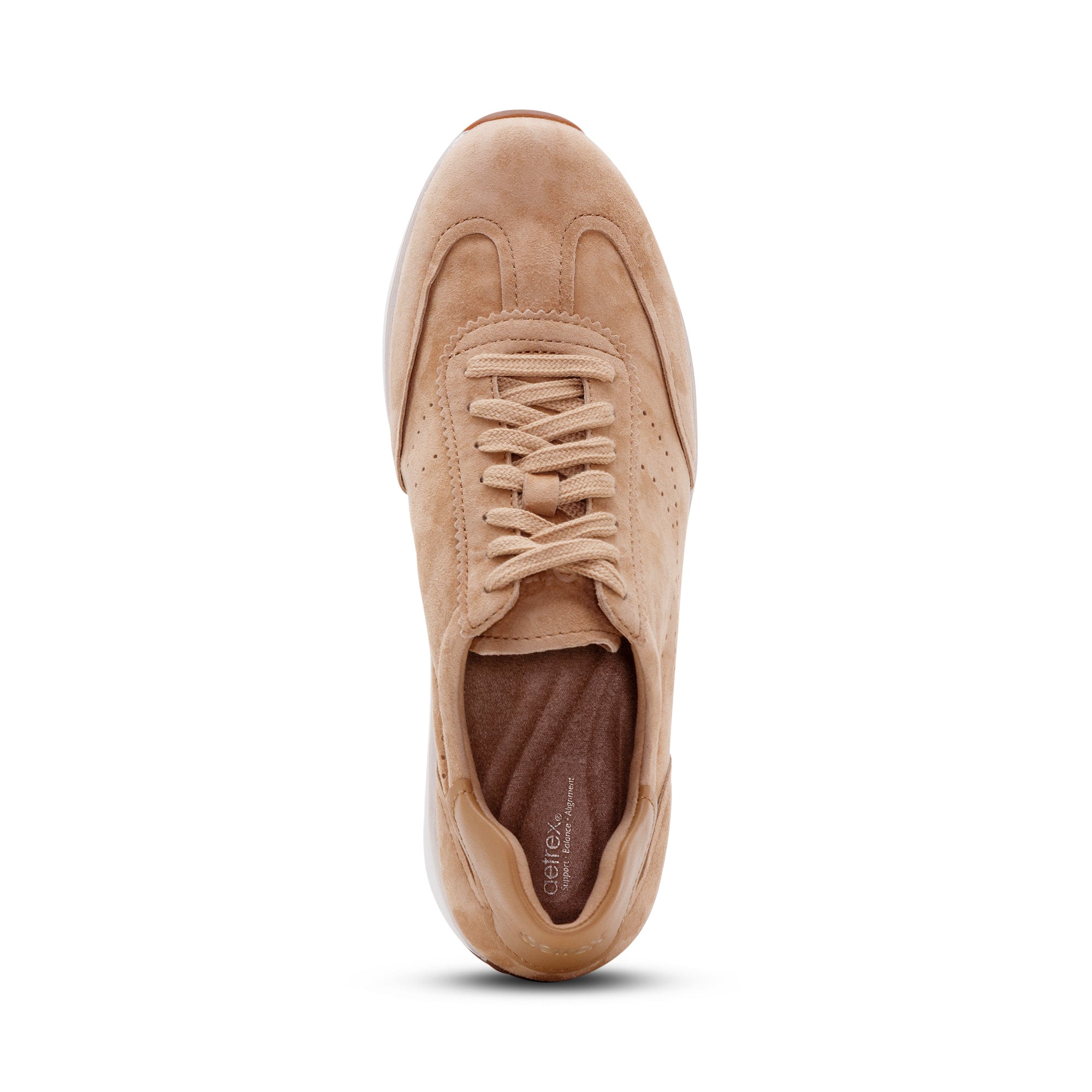 Athena Arch Support Sneaker top Angle #color_tan