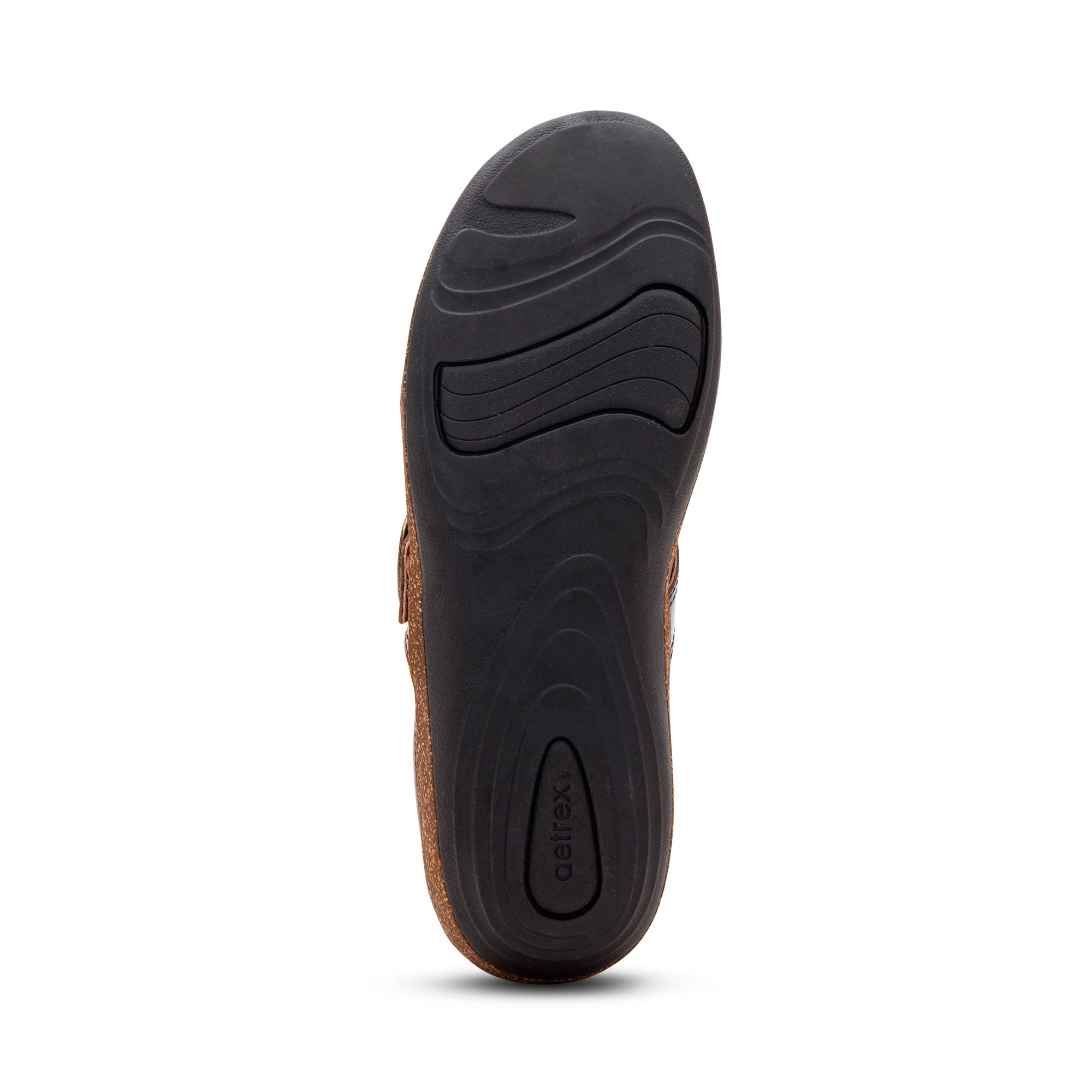 Daphne Slip-On Clog bottom Angle #color_dark brown