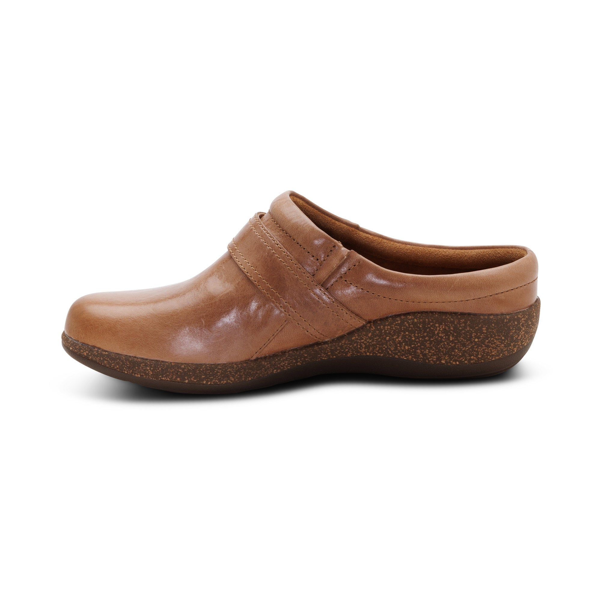 Daphne Slip-On Clog left Angle #color_tan