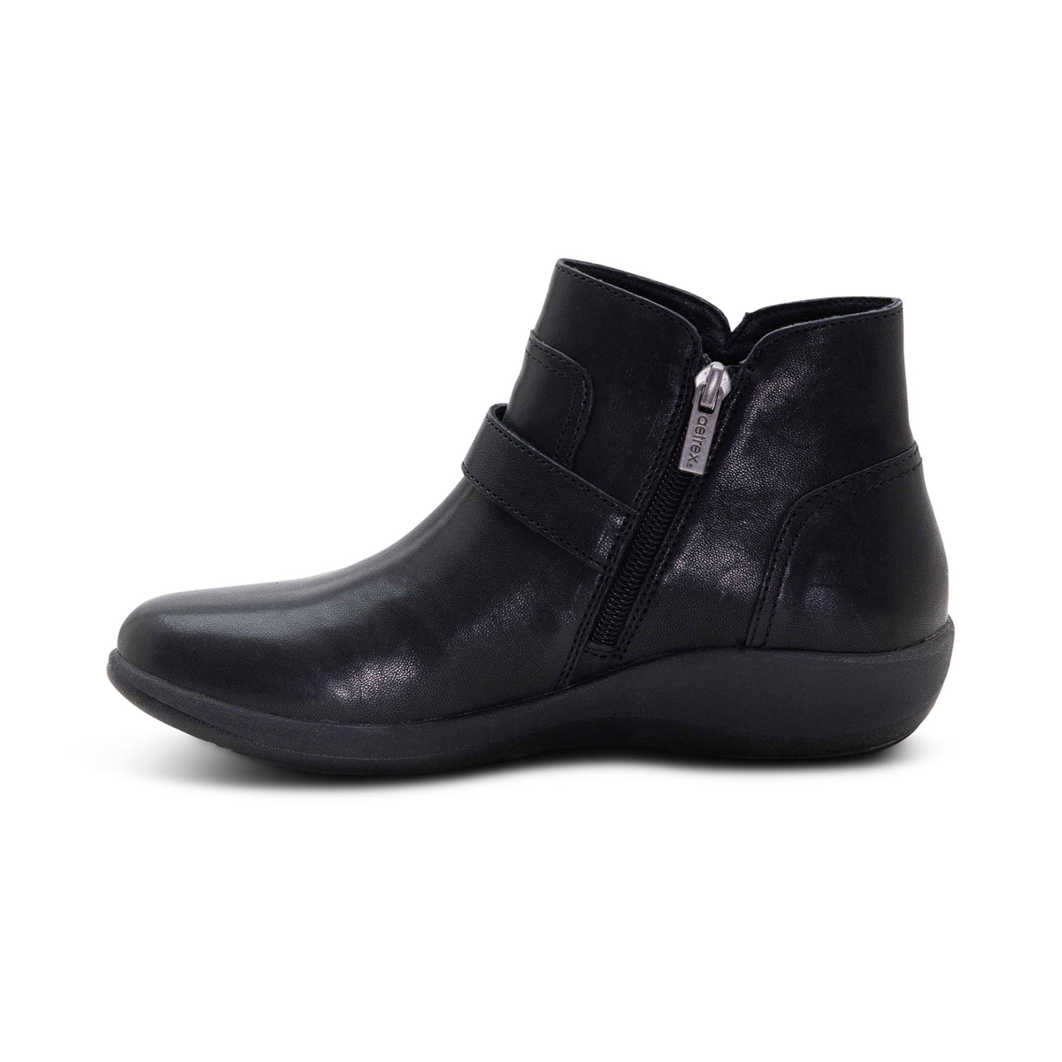 Leah Buckle Bootie left Angle #color_black