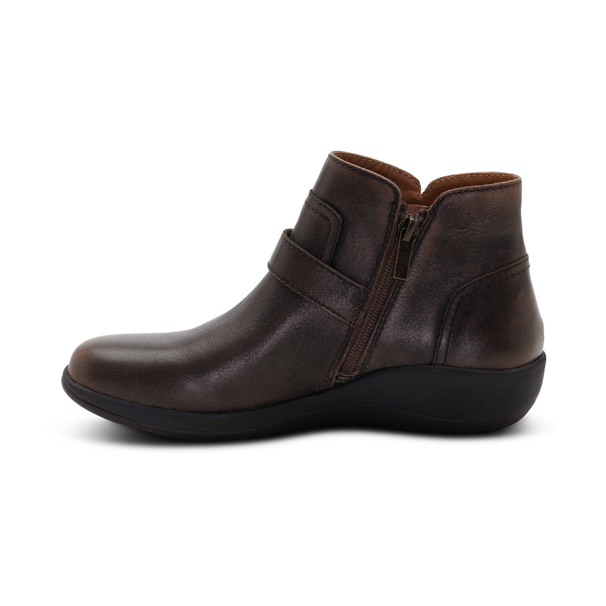 Leah Buckle Bootie left Angle #color_earth