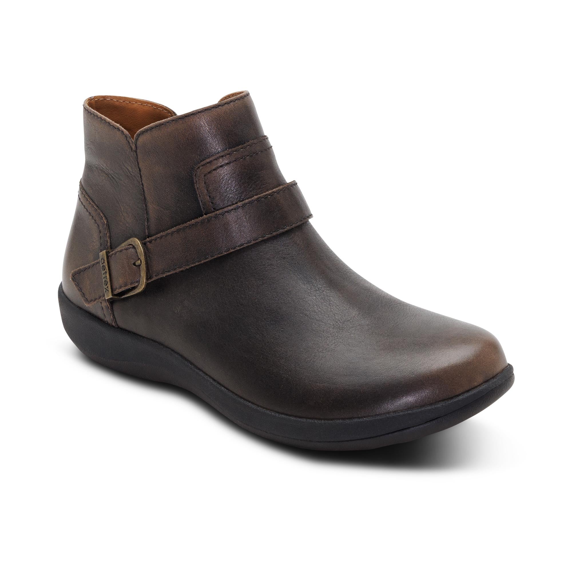 Leah Buckle Bootie - Earth – aetrex