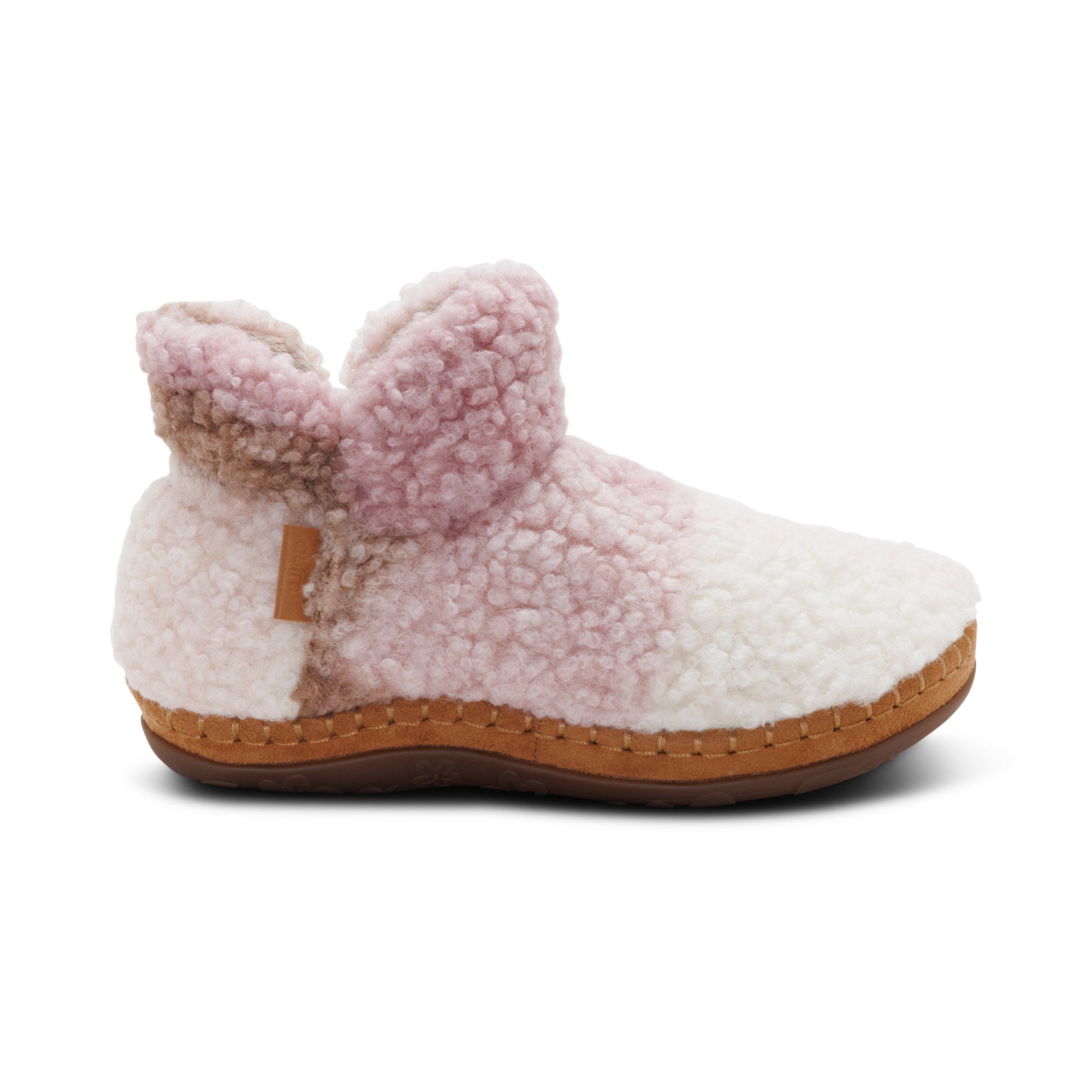 Malina Arch Support Slipper right Angle #color_pink plaid