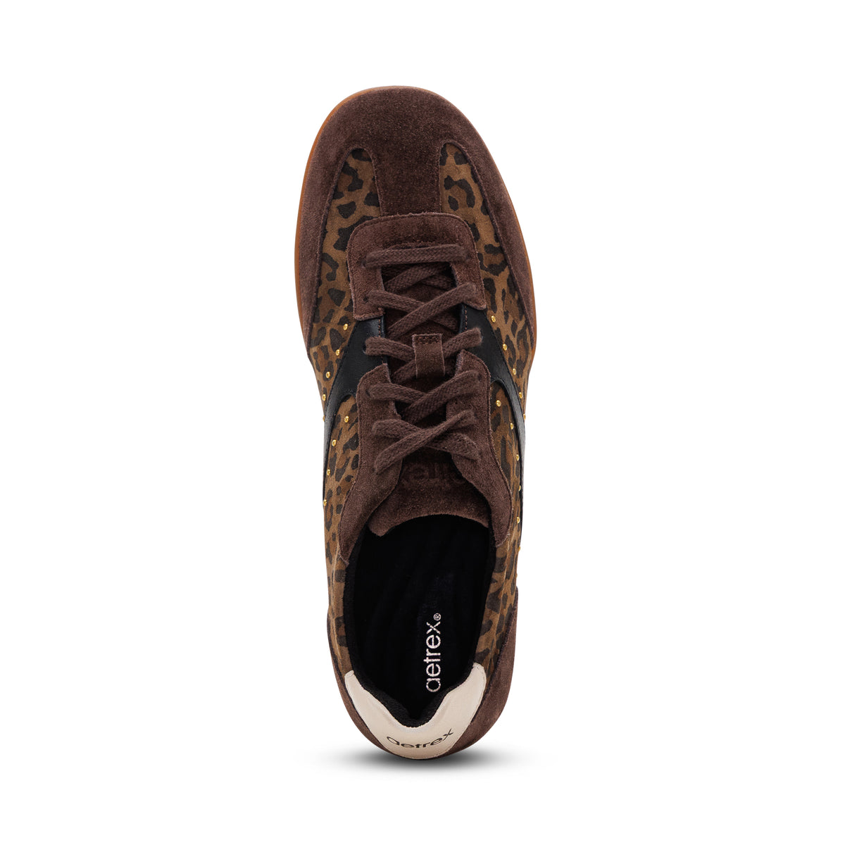Sloane Arch Support Sneaker top Angle #color_leopard