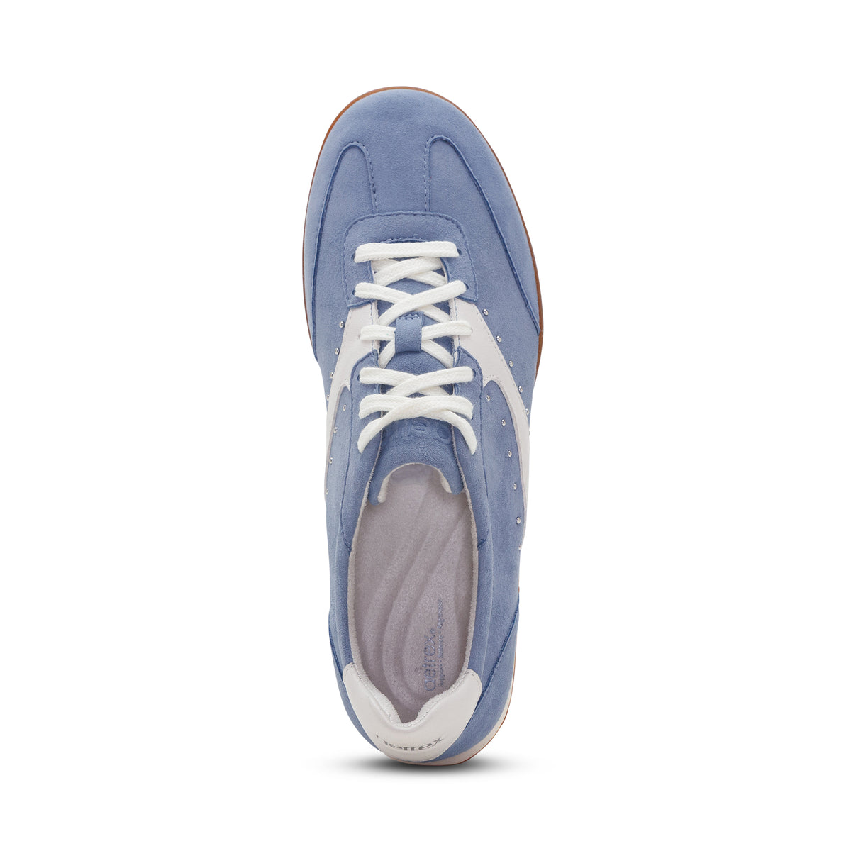Sloane Arch Support Sneaker top Angle #color_sky blue