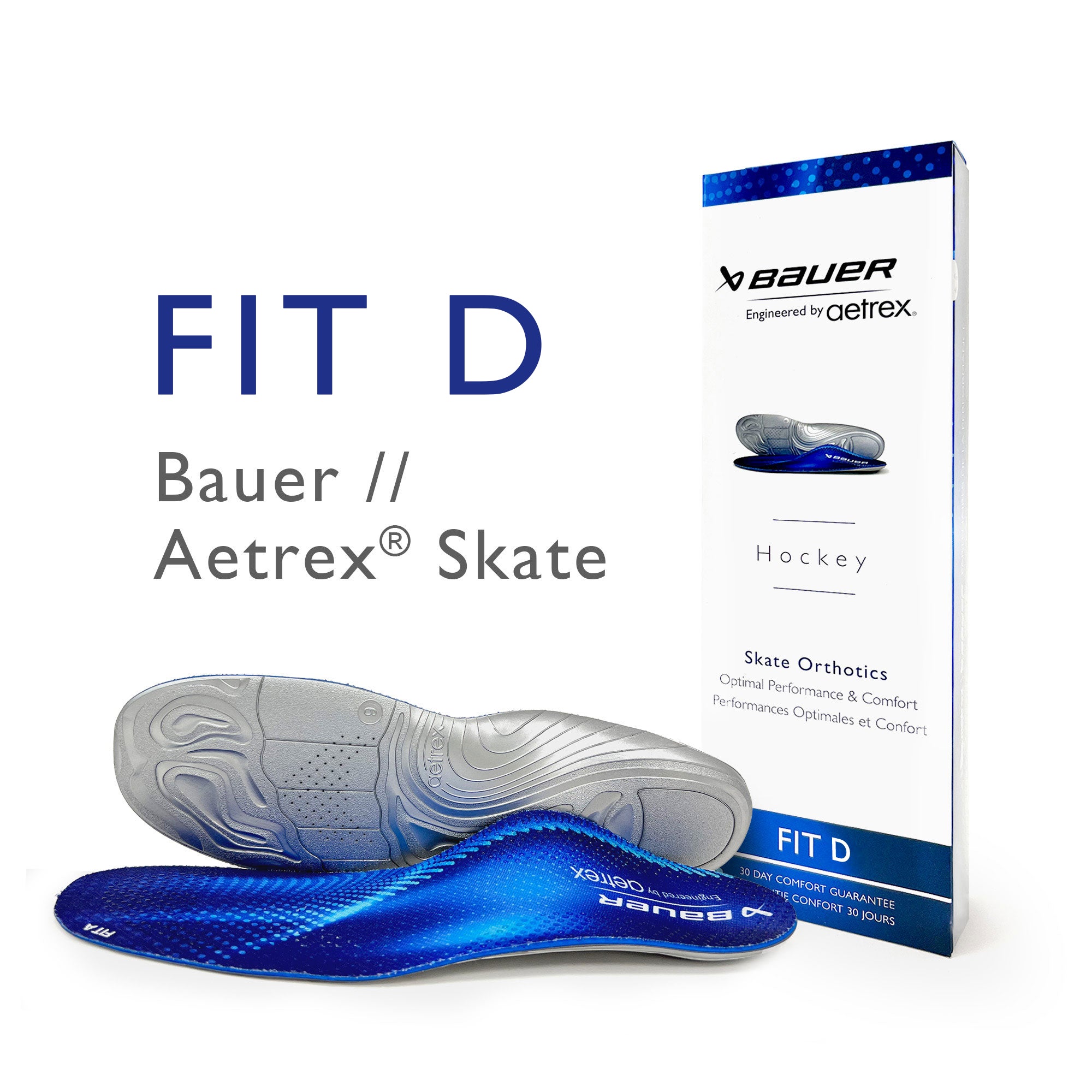 Bauer Aetrex® Skate Posted Orthotics W/ Metatarsal Support Catalog Angle