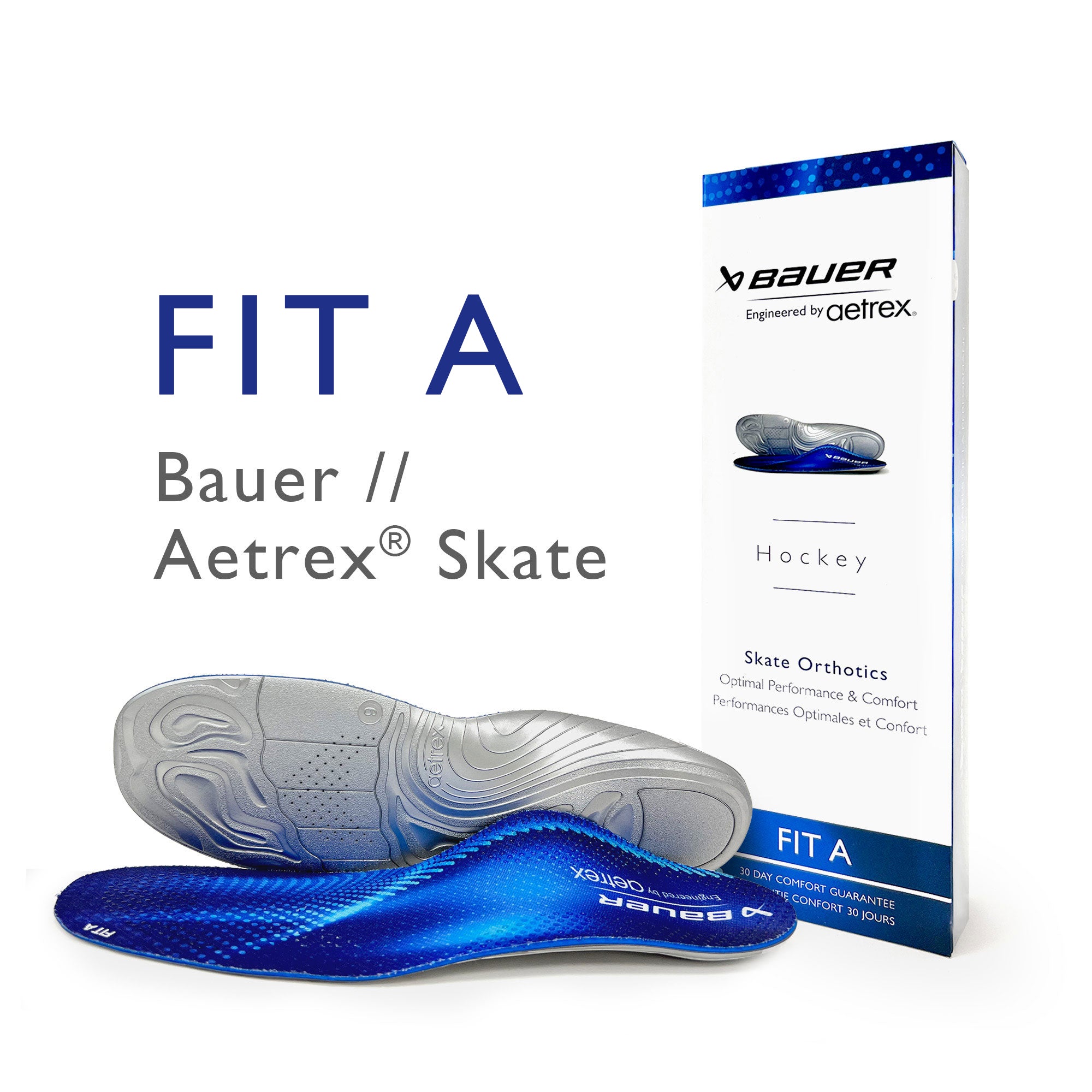 Bauer Aetrex® Skate Posted Orthotics #color_