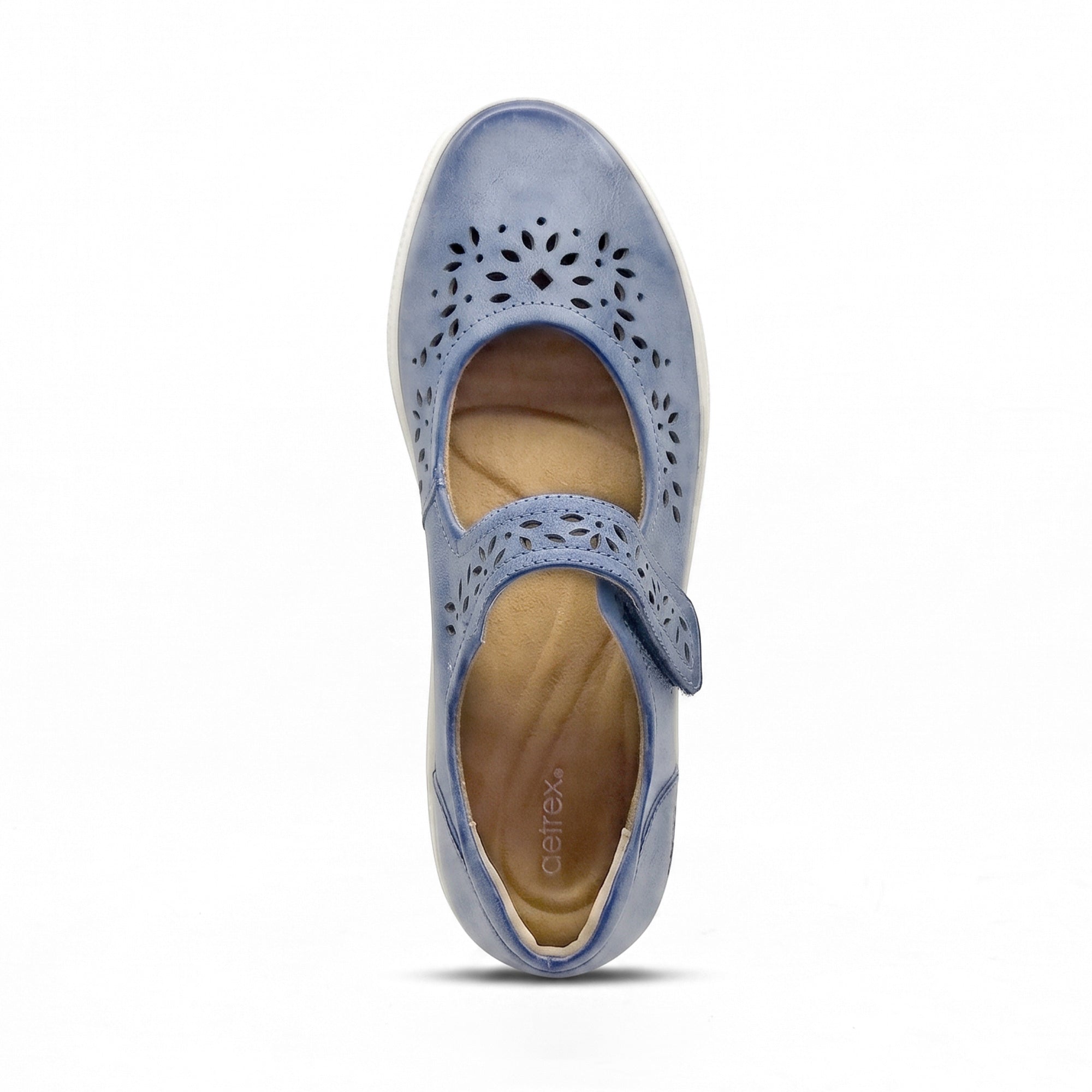 Erica Casual Sneakers top Angle #color_blue cutout