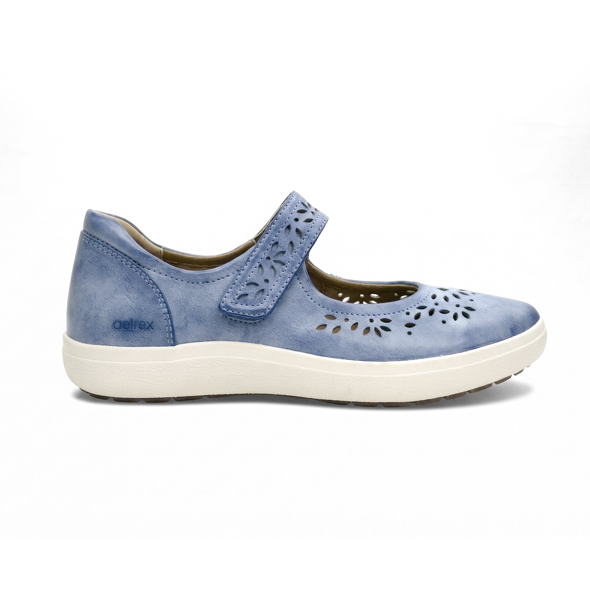 Erica Casual Sneakers right Angle #color_blue cutout
