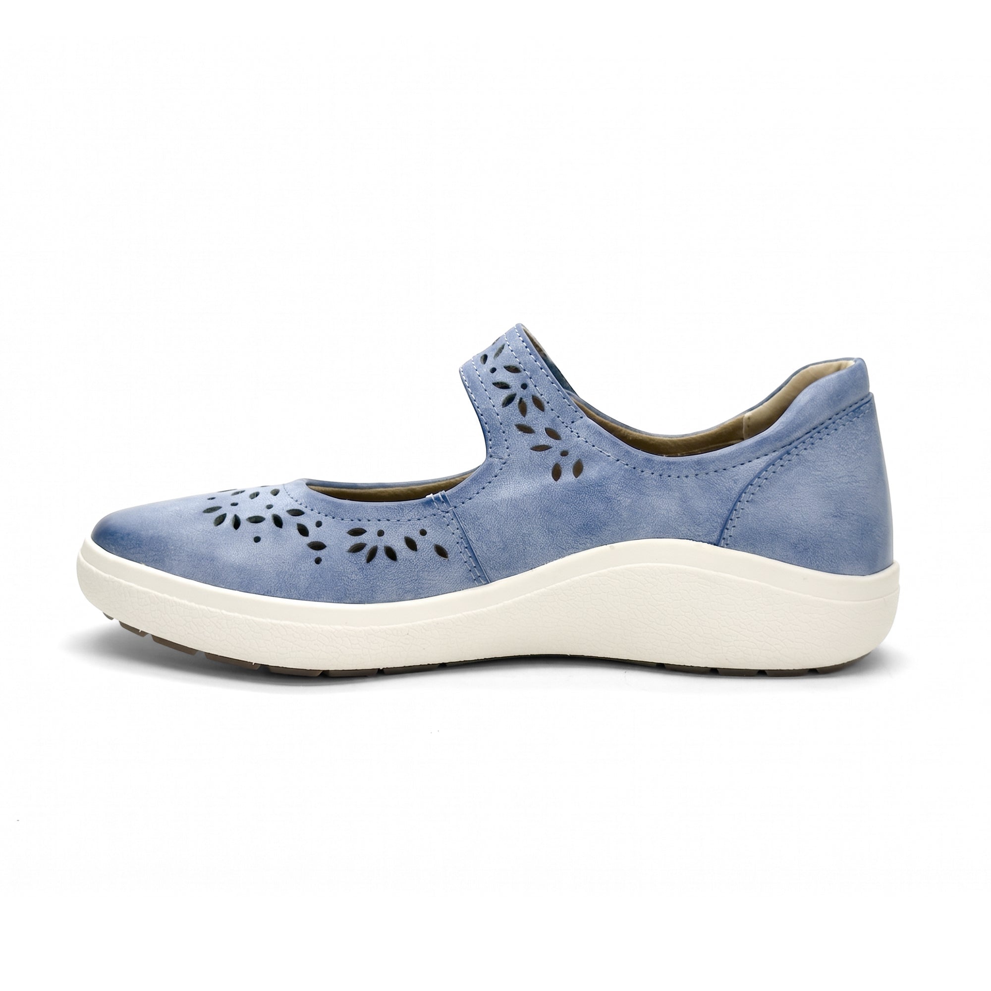 Erica Casual Sneakers left Angle #color_blue cutout