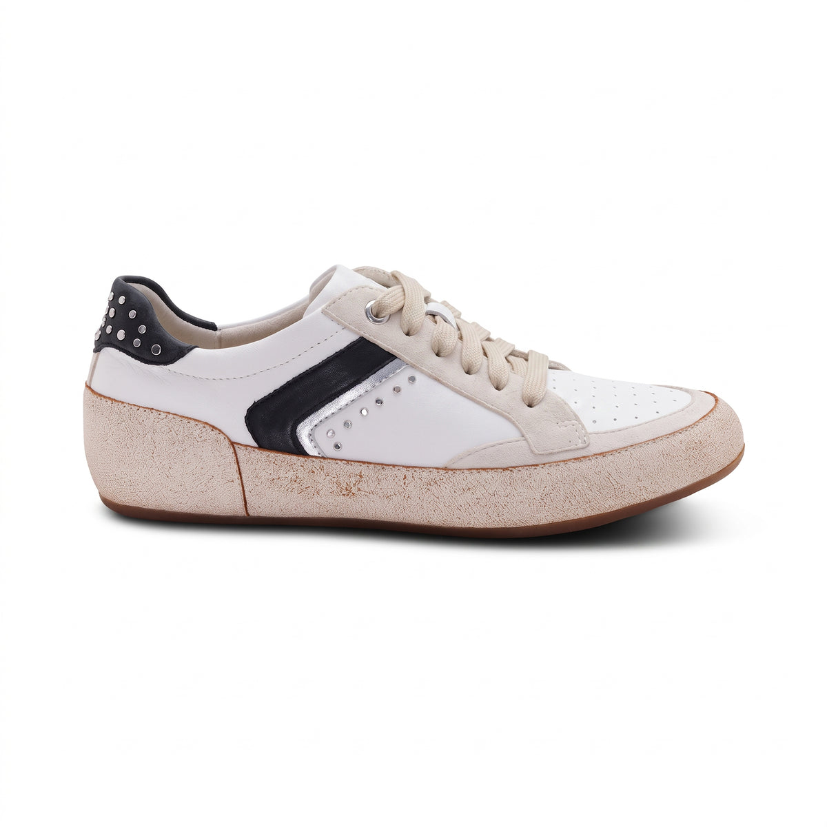 Tess Arch Support Sneaker right Angle #color_white