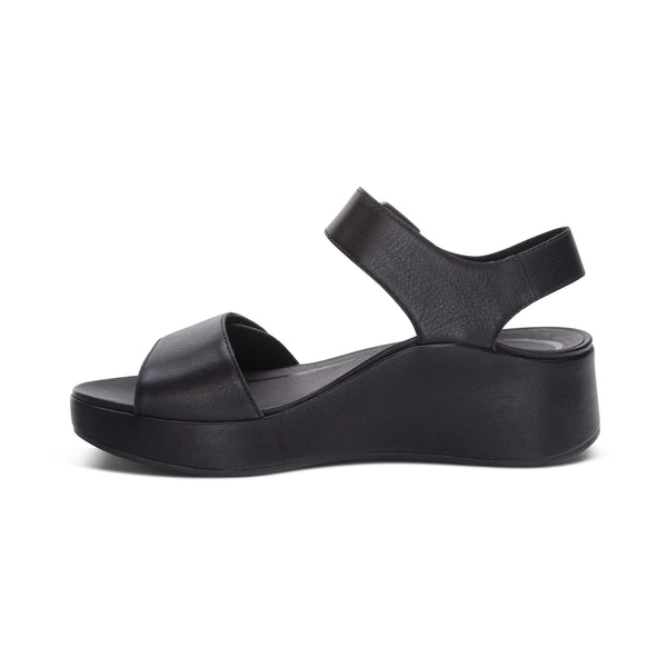 Ariel-Adjustable-Quarter-Strap-Wedge- #color_black
