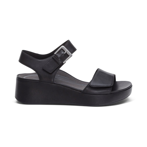 Ariel-Adjustable-Quarter-Strap-Wedge- #color_black