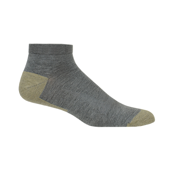 Copper-Sole-Athletic-Low-Cut-Socks #color_grey