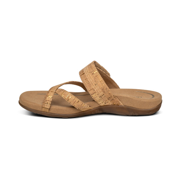 Izzy-Adjustable-Slide-Sandal #color_cork