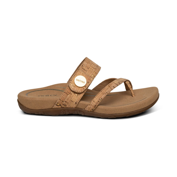 Izzy-Adjustable-Slide-Sandal #color_cork