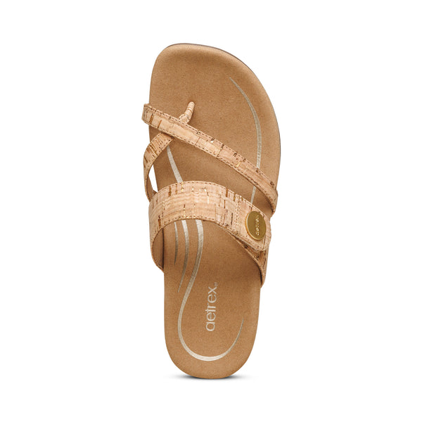 Izzy-Adjustable-Slide-Sandal #color_cork