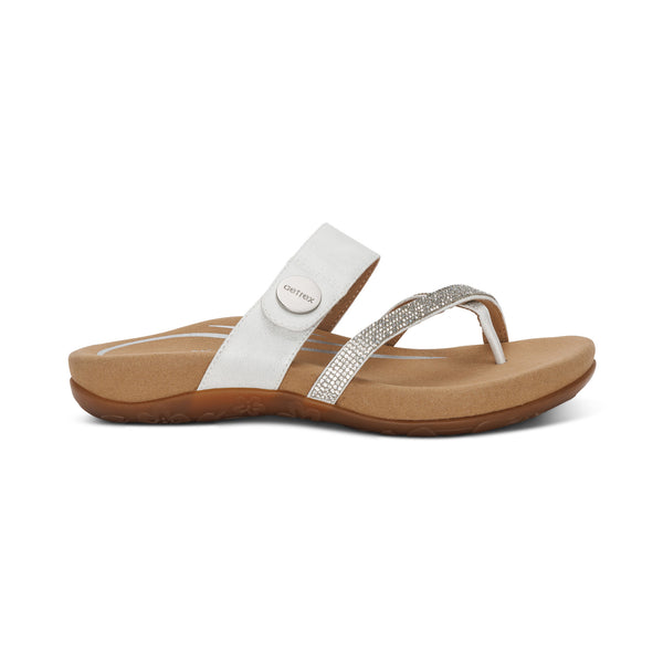 Izzy-Adjustable-Slide-Sandal #color_white-sparkle