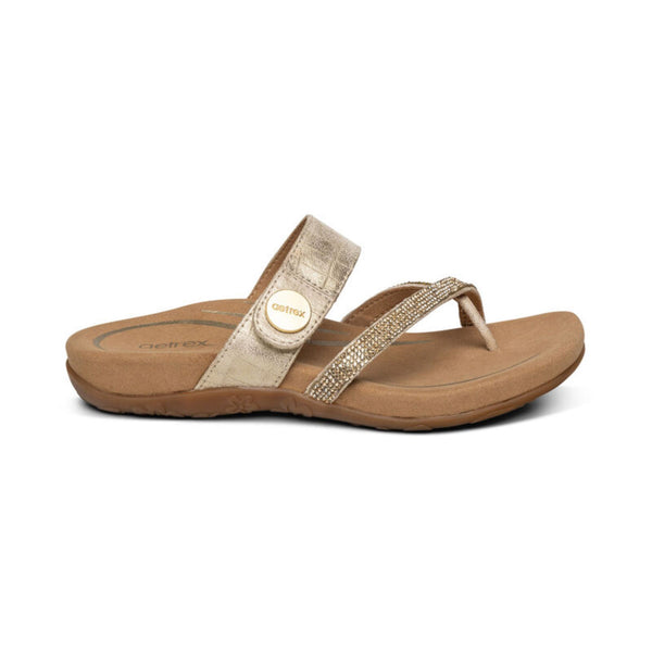 Izzy-Adjustable-Slide-Sandal #color_gold