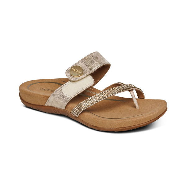Izzy-Adjustable-Slide-Sandal #color_gold
