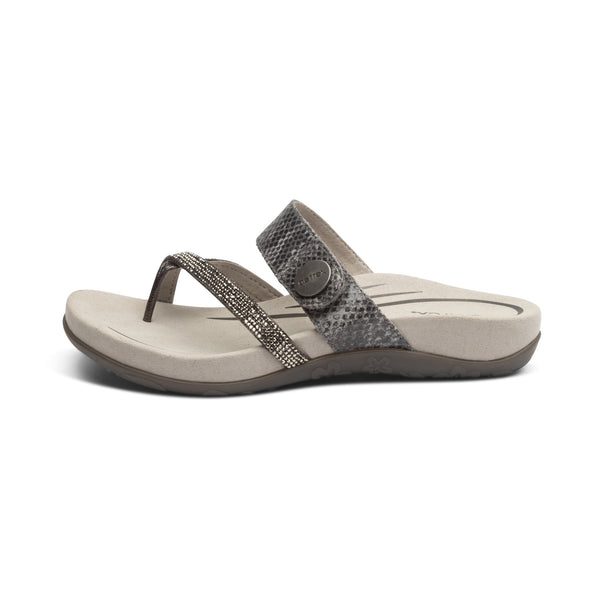 Izzy-Adjustable-Slide-Sandal #color_pewter-sparkle
